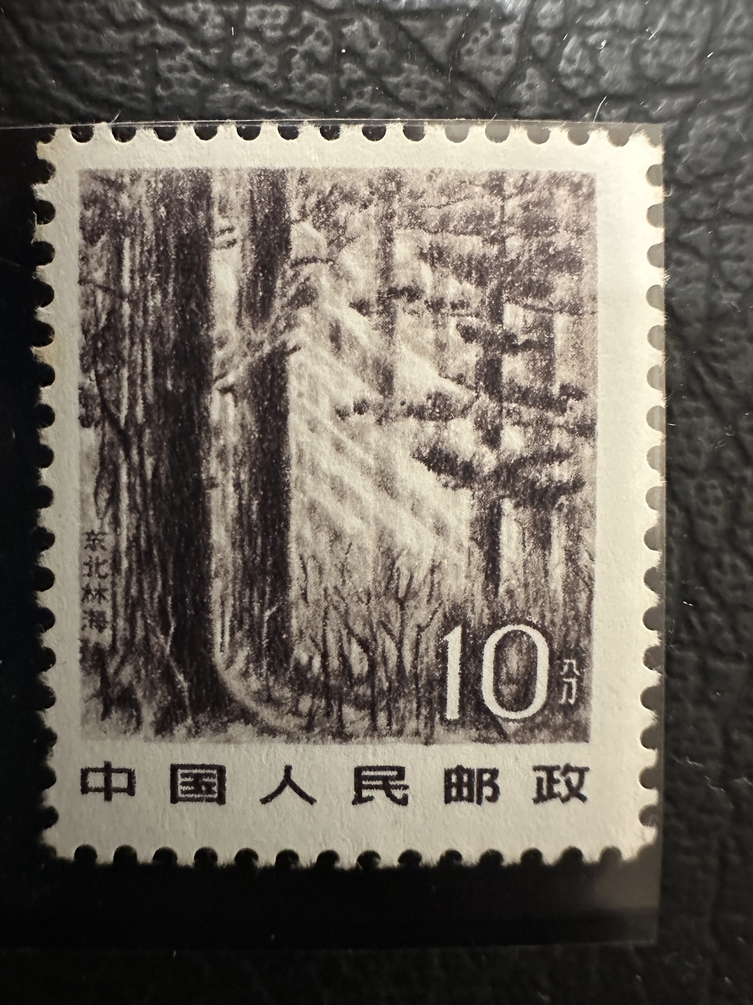 Timbre Chine Pu21-9 – Mer de forêts du Nord-Est – 10 fen